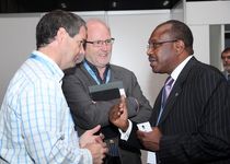 H.E. Mr Stephen Conroy, Minister for Broadband, Communications and the Digital Economy, Department of Broadband, Communications and the Digital Economy, Mr Paul Budde, Indepedent Telecommunications Analyst, BuddeComm, & Dr Hamadoun I. Touré Secretary General, ITU. December 2012.